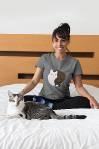 Yin & Yang Cat T-Shirt