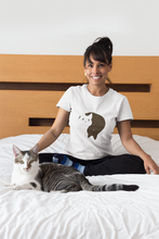 Load image into Gallery viewer, Yin &amp; Yang Cat T-Shirt