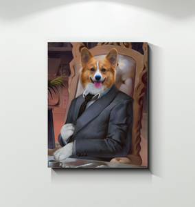 The Businessman | Modern Pet Canvas