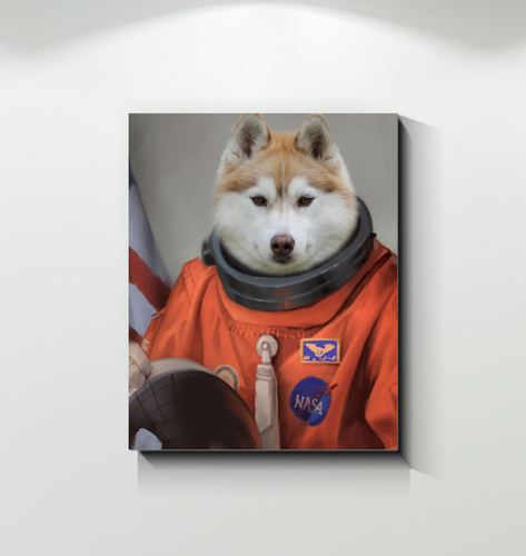 The Astronaut | Custom Pet Canvas