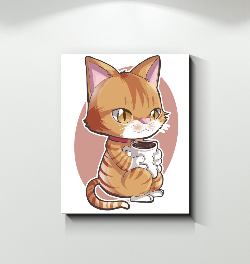 Chibi Style Portrait | Anime Custom Pet Canvas