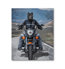 Load image into Gallery viewer, The Biker | Custom Pet Canvas