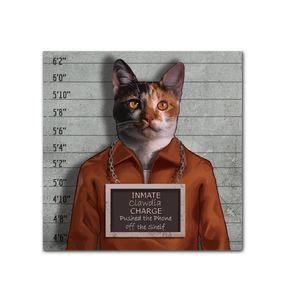 The Inmate Pet Canvas Art | Shame Your Pet