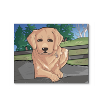 Load image into Gallery viewer, custom chibi pet canvas