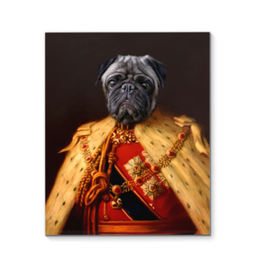 The King | Regal Pet Canvas