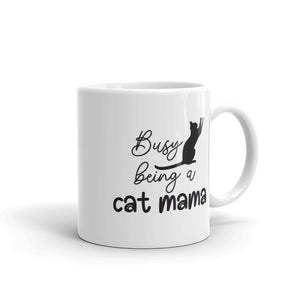 Busy Being a Cat Mom | Cat Mom Mug
