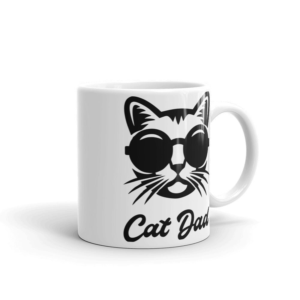 Adorable Cat Dad Mug | Cat Mug